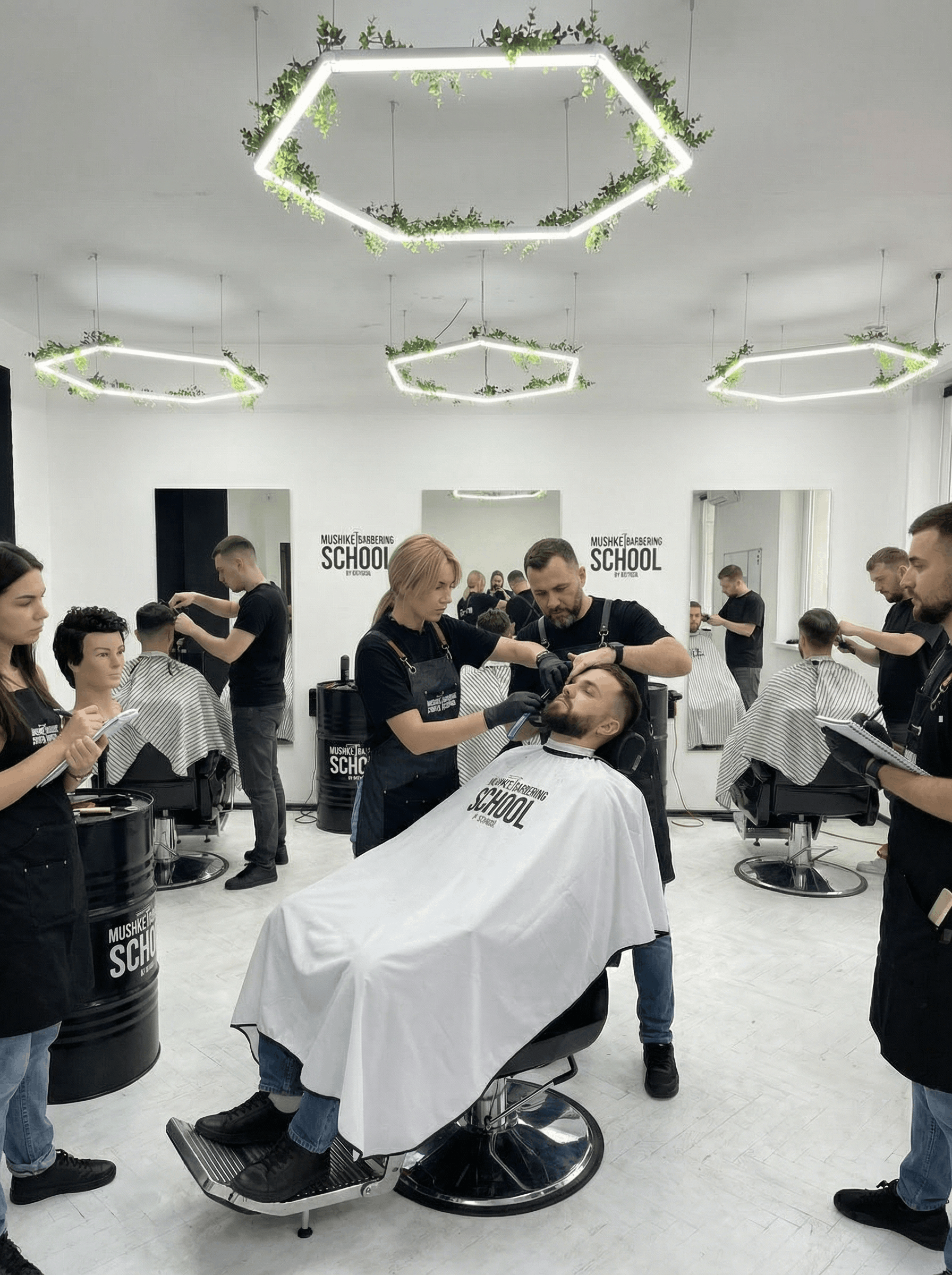 Учебный процесс барберов